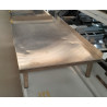 Used Stainless Steel Chemical Bench 1130mm Wide