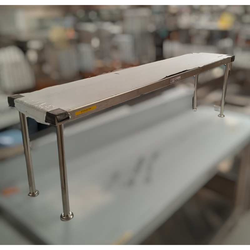 Ex-Display Simply Stainless 1500mm wide Bench Over Shelf SS12.1500