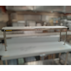 Ex-Display Simply Stainless 1500mm wide Bench Over Shelf SS12.1500