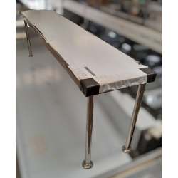 Ex-Display Simply Stainless 1500mm wide Bench Over Shelf SS12.1500