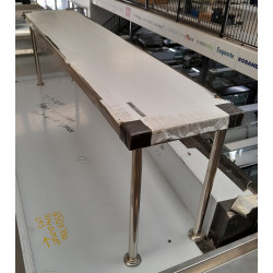 Ex-Display Simply Stainless 1500mm wide Bench Over Shelf SS12.1500