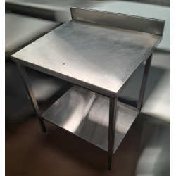 Stainless Steel Infill Bench with Splashback 80mm Wide