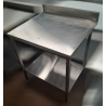 Stainless Steel Infill Bench with Splashback 80mm Wide