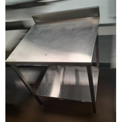 Stainless Steel Infill Bench with Splashback 80mm Wide