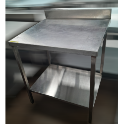 Stainless Steel Infill Bench with Splashback 80mm Wide