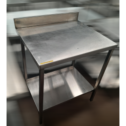 Stainless Steel Infill Bench with Splashback 80mm Wide