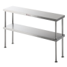 Simply Stainless SS13.1800 Bench Over Shelf 2 Tier - 1800mm Wide