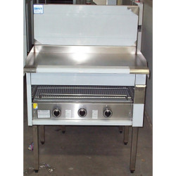 Complete PGTC-36 Cast Iron Hot Plate with Toaster - 900mm Wide Hamburger Griller / Toaste