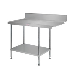 Simply Stainless SS07.7.2100L Dishwasher Bench 700 Series - 2100mm Wide - Left Hand Outlet
4 x baskets wide