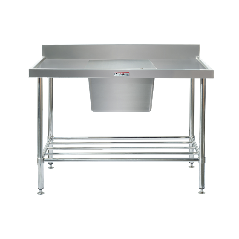 Simply Stainless SS05.7.2100R LB Stainless steel Sink 700 Series - 2100mm Wide - Right Bowl
Includes leg brace