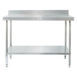 Simply Stainless SS02.7.2400 Work Bench 700 Series - 2400mm Wide
Includes undershelf