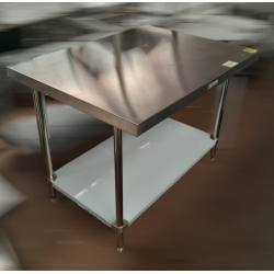 Ex-Demo Simply Stainless SS01.9.1200 Work Bench 900 Series - 1200mm Wide with Undershelf