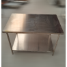 Used Stainless Steel 1200mm Wide Bench with Undershelf