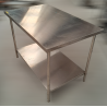 Used Stainless Steel 1200mm Wide Bench with Undershelf