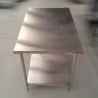 Used Stainless Steel 1200mm Wide Bench with Undershelf