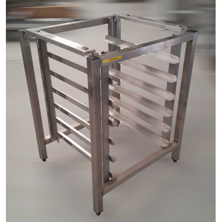 Used Turbofan Combi Oven Stand with 6 Tray Racks