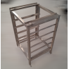 Used Stainless Steel Equipment Stand with Tray Runners