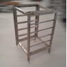 Used Stainless Steel Equipment Stand with Tray Runners