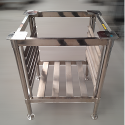 Used Stainless Steel Equipment Stand With Tray Racks