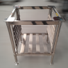 Used Stainless Steel Equipment Stand With Tray Racks