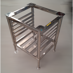 Used Stainless Steel Equipment Stand With Tray Racks