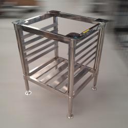 Used Stainless Steel Equipment Stand With Tray Racks