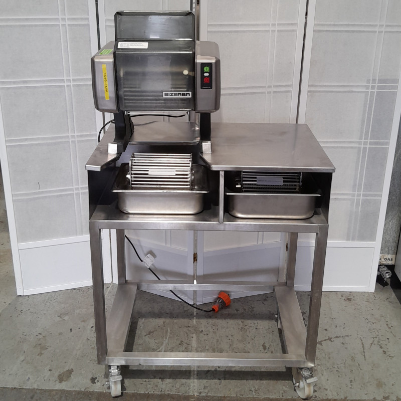 Used Bizerba S 111 Plus Meat Cutter/Tenderizer With 3 Attachements and Stand