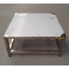 Used Low Stainless Steel Stand/Bench