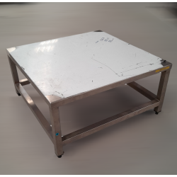 Used Low Stainless Steel Stand/Bench