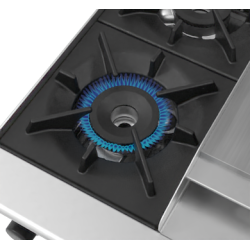 Cobra C9B-B 900mm Two Burner / Griddle Gas Cooktop - Bench Model