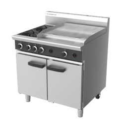 Cobra CR9B - 900mm Two Burner / Griddle Gas Range Static Oven