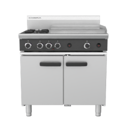 Cobra CR9B - 900mm Two Burner / Griddle Gas Range Static Oven