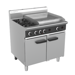 Cobra CR9B - 900mm Two Burner / Griddle Gas Range Static Oven