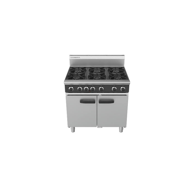 Cobra CR9D - 900mm Six Burner Gas Range Static Oven