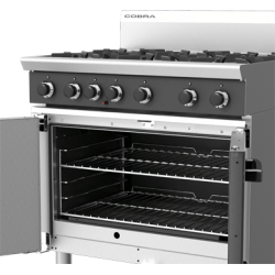 Cobra CR9D - 900mm Six Burner Gas Range Static Oven