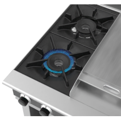 Cobra C9B - 900mm Two Burner / Griddle Gas Cooktop