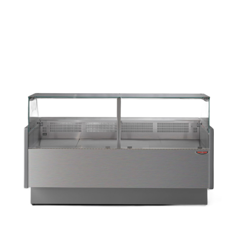 Tecnodom TMDR-0920B Series MR 2000mm Wide Deli Display with Storage and Castors