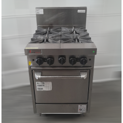 Ex-Demo Trueheat RCR6-4-LP Range with 4 Burners LPG Gas