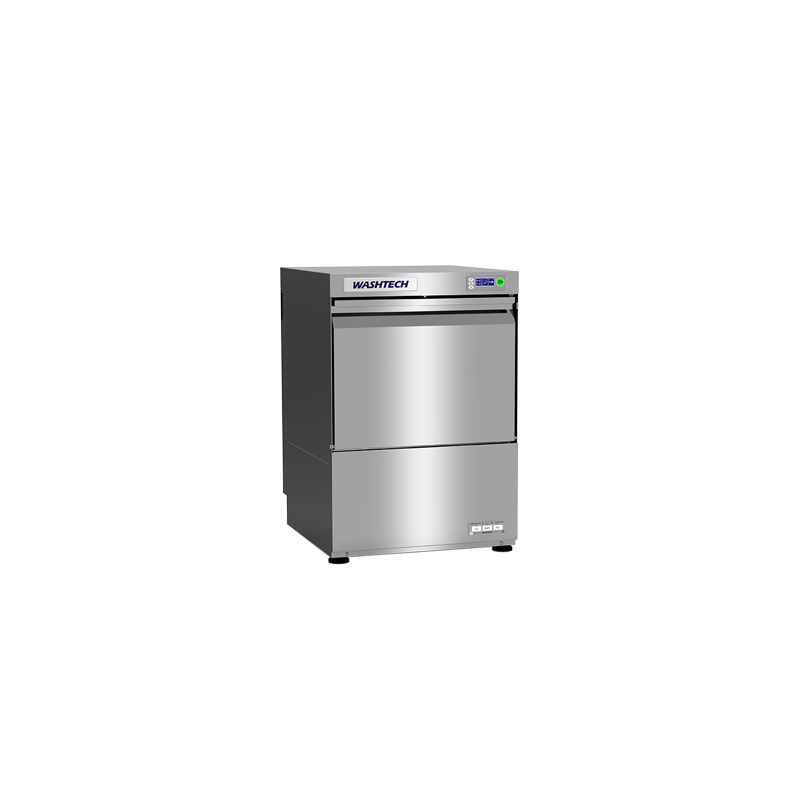 Washtech UL - Premium Fully Insulated Undercounter Glasswasher / Dishwasher - 500mm Rack