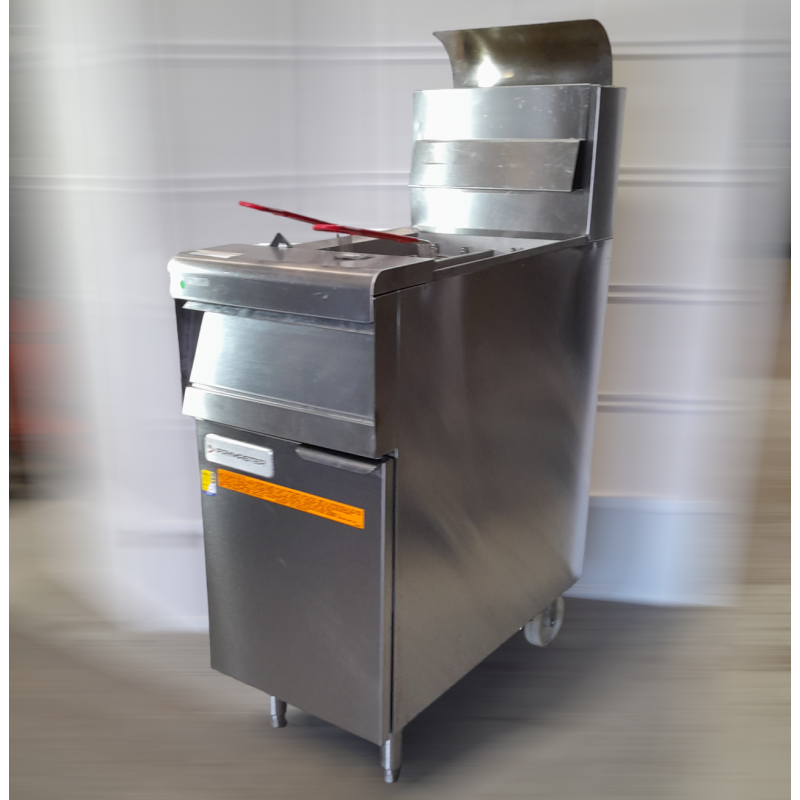 Ex-Display Frymaster MJ150-2 Split Pan Gas Deep Fryer 25L