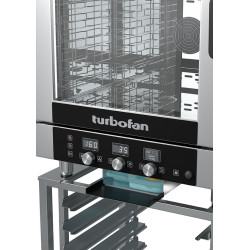 Turbofan EC40T10 and SK40-10A - Full Size 10 Tray Touch / Electric Combi Oven on a Stainless Steel Stand