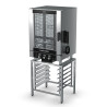 Turbofan EC40T10 and SK40-10A - Full Size 10 Tray Touch / Electric Combi Oven on a Stainless Steel Stand