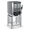 Turbofan EC40D7 and SK40A - Full Size 7 Tray Digital / Electric Combi Oven on a Stainless Steel Stand