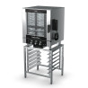 Turbofan EC40D7 and SK40A - Full Size 7 Tray Digital / Electric Combi Oven on a Stainless Steel Stand