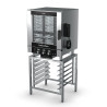 Turbofan EC40T7 and SK40A - Full Size 7 Tray Touch / Electric Combi Oven on a Stainless Steel Stand