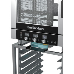 Turbofan EC40T7 and SK40A - Full Size 7 Tray Touch / Electric Combi Oven on a Stainless Steel Stand