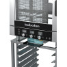 Turbofan EC40T7 and SK40A - Full Size 7 Tray Touch / Electric Combi Oven on a Stainless Steel Stand