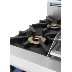 Blue Seal Evolution Series G514C-CB - 600mm Gas Cooktop - Cabinet Base