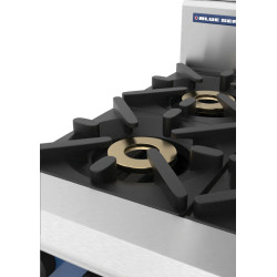 Blue Seal Evolution Series G514D-LS - 600mm Gas Cooktop - Leg Stand