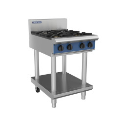 Blue Seal Evolution Series G514D-LS - 600mm Gas Cooktop - Leg Stand